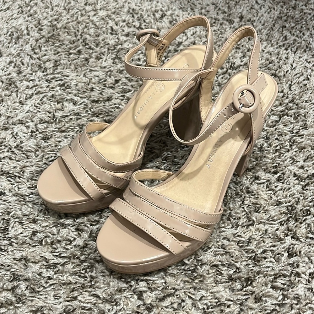 Beige heels